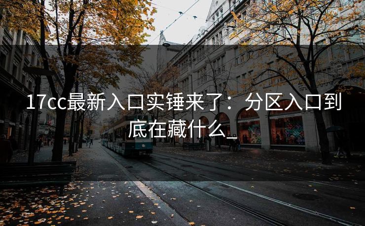 17cc最新入口实锤来了：分区入口到底在藏什么_
